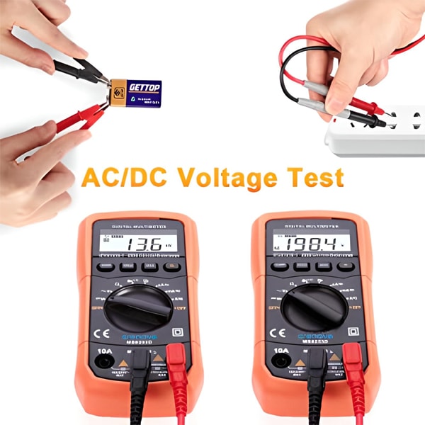 AC-DC Voltage test with a multimeter