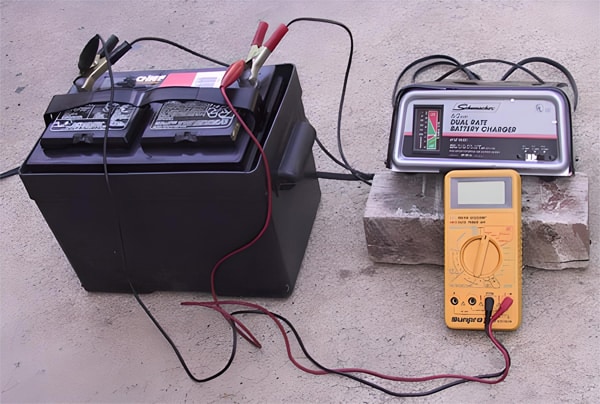 Battery charging process