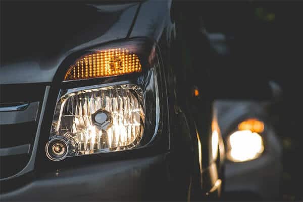 Dimming car headlights
