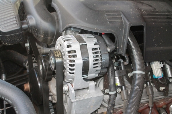 The alternator is an important component